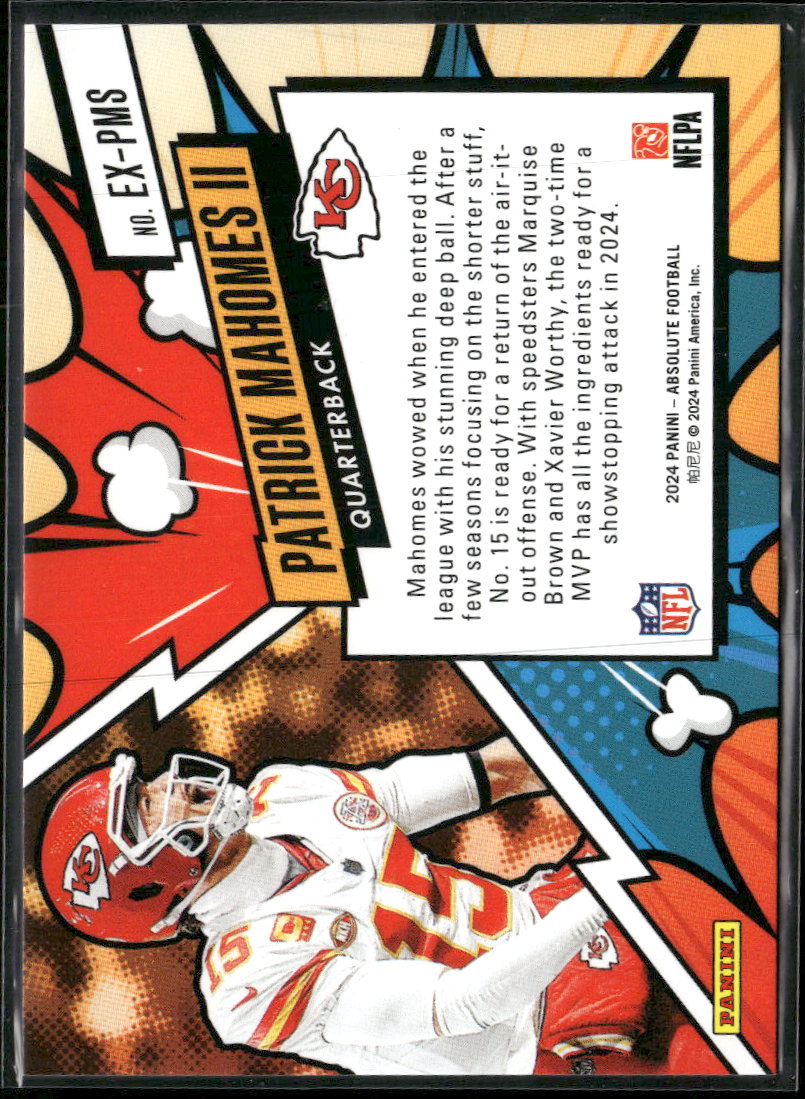 2024 Panini Absolute Explosive Patrick Mahomes II #EX-PMS