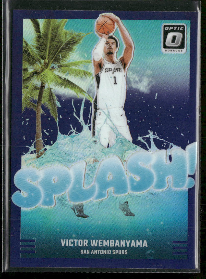 2024-25 Donruss Optic Splash! Purple Victor Wembanyama #4