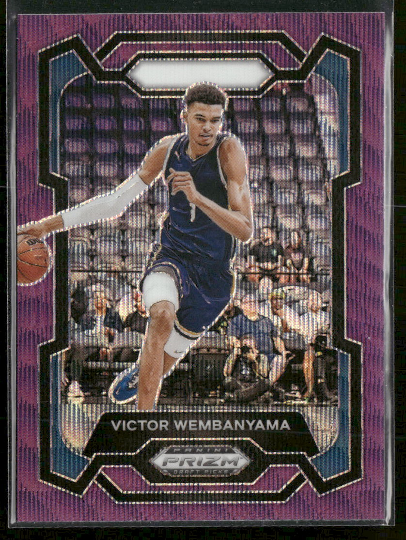 2024 Panini Prizm Draft Picks Prizm Purple Wave Victor Wembanyama #99