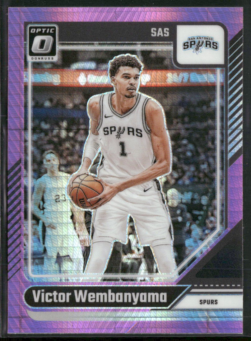 2024-25 Donruss Optic Hyper Pink Victor Wembanyama #45