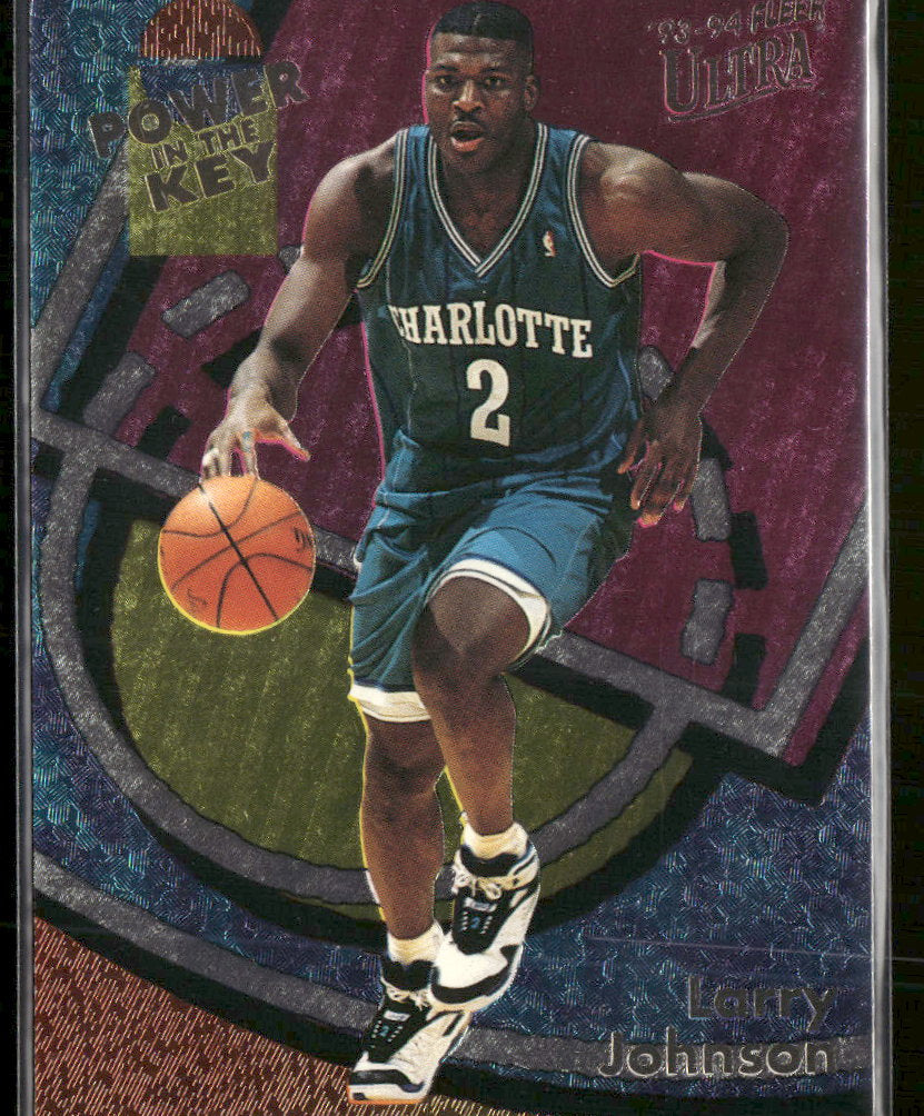 1993-94 Ultra Power in the Key Larry Johnson #1