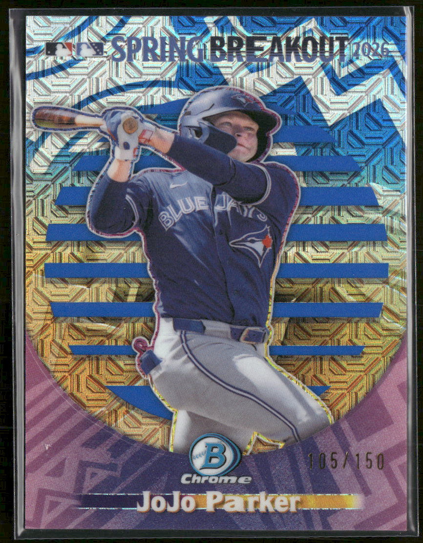 2026 Bowman Chrome Spring Breakout 2026 Mojo Refractor JoJo Parker /150 #SB-9