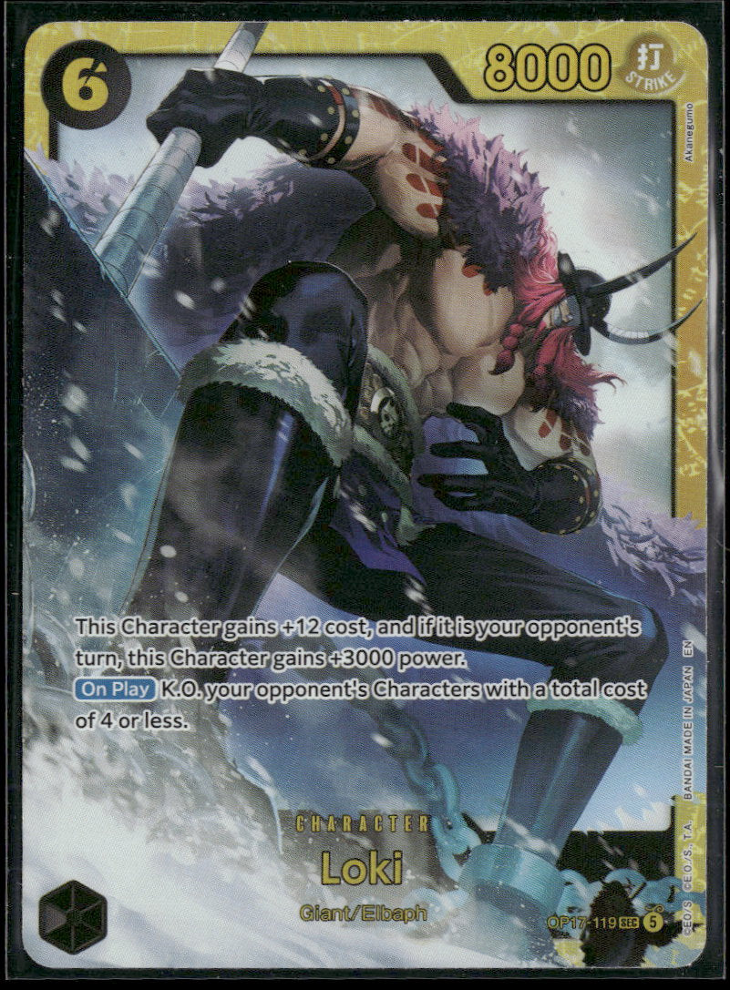 The World's Strongest Warriors Loki #OP17-119