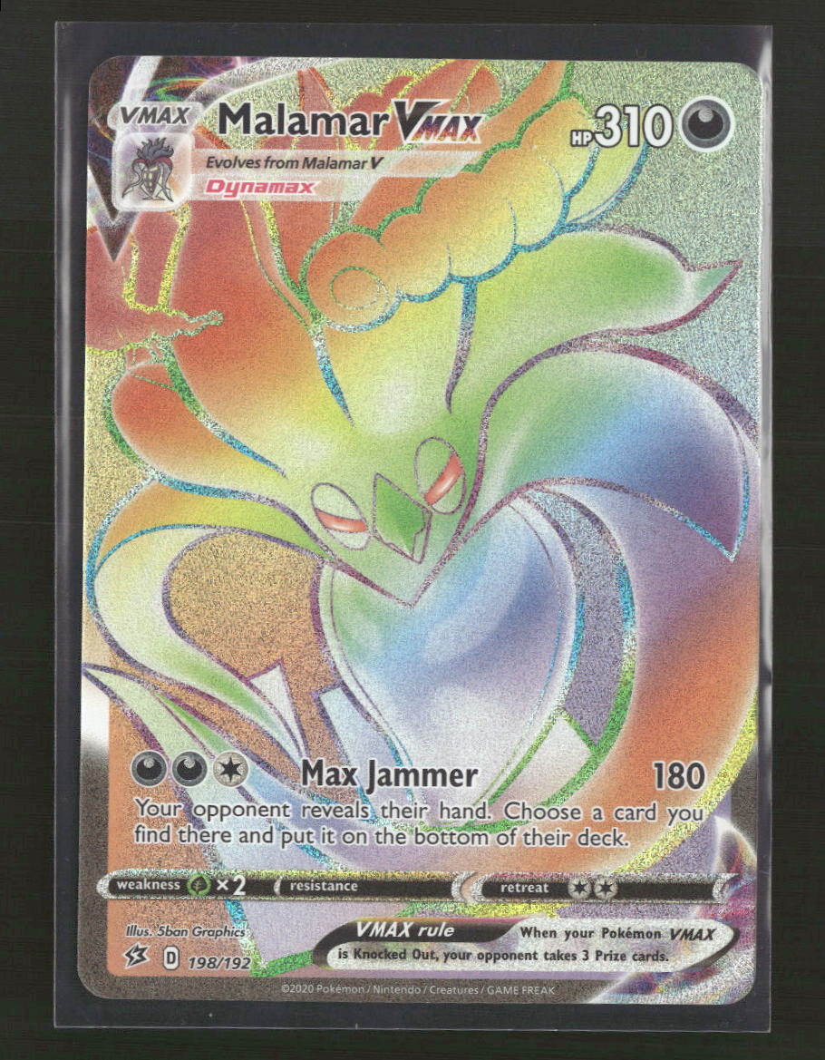 SWSH02: Rebel Clash Malamar VMAX (Secret) #198/192