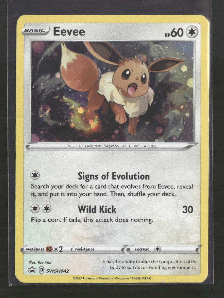 SWSH: Sword & Shield Promo Cards Eevee #SWSH042