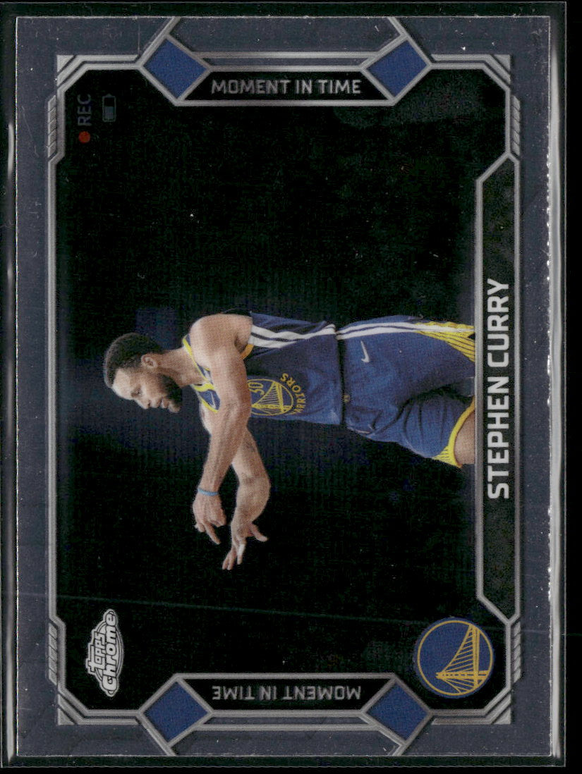 2025-26 Topps Chrome Update Moment In Time Stephen Curry #MT-2