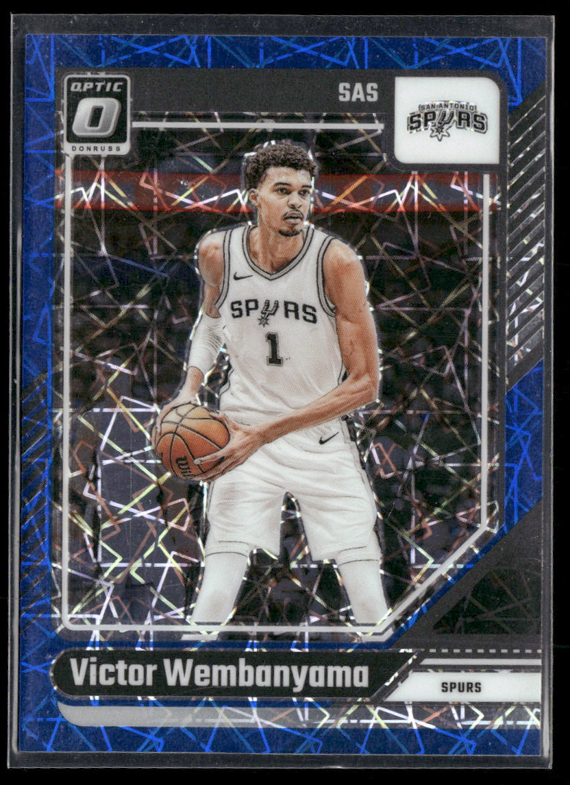 2024-25 Donruss Optic Blue Velocity Victor Wembanyama #45