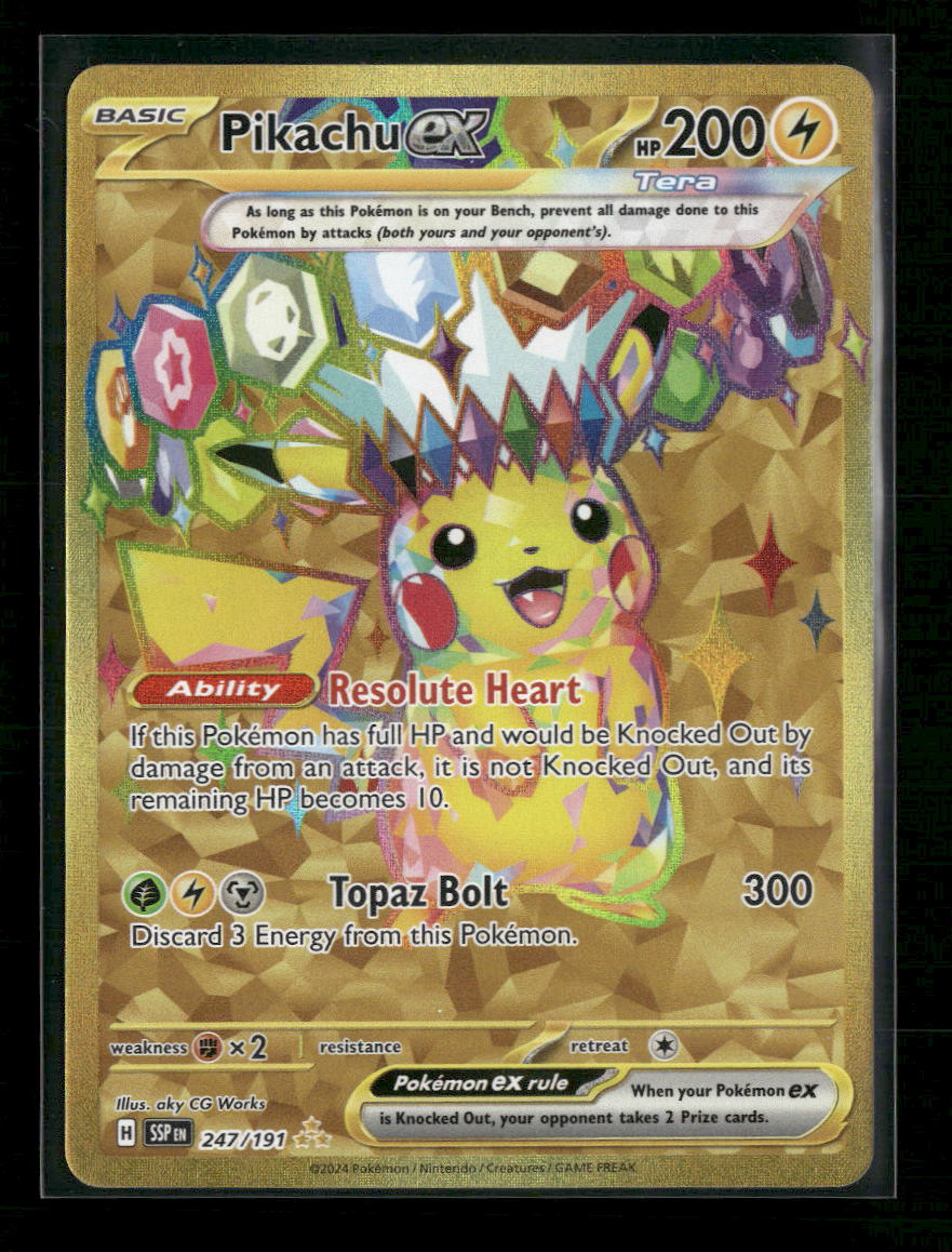 SV08: Surging Sparks Pikachu ex #247/191