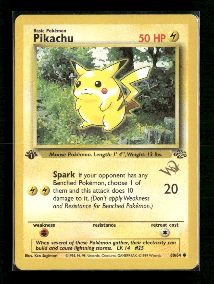 WoTC Promo Pikachu [W Stamped] #60/64