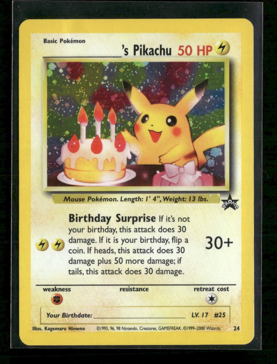 WoTC Promo ______'s Pikachu #24/53