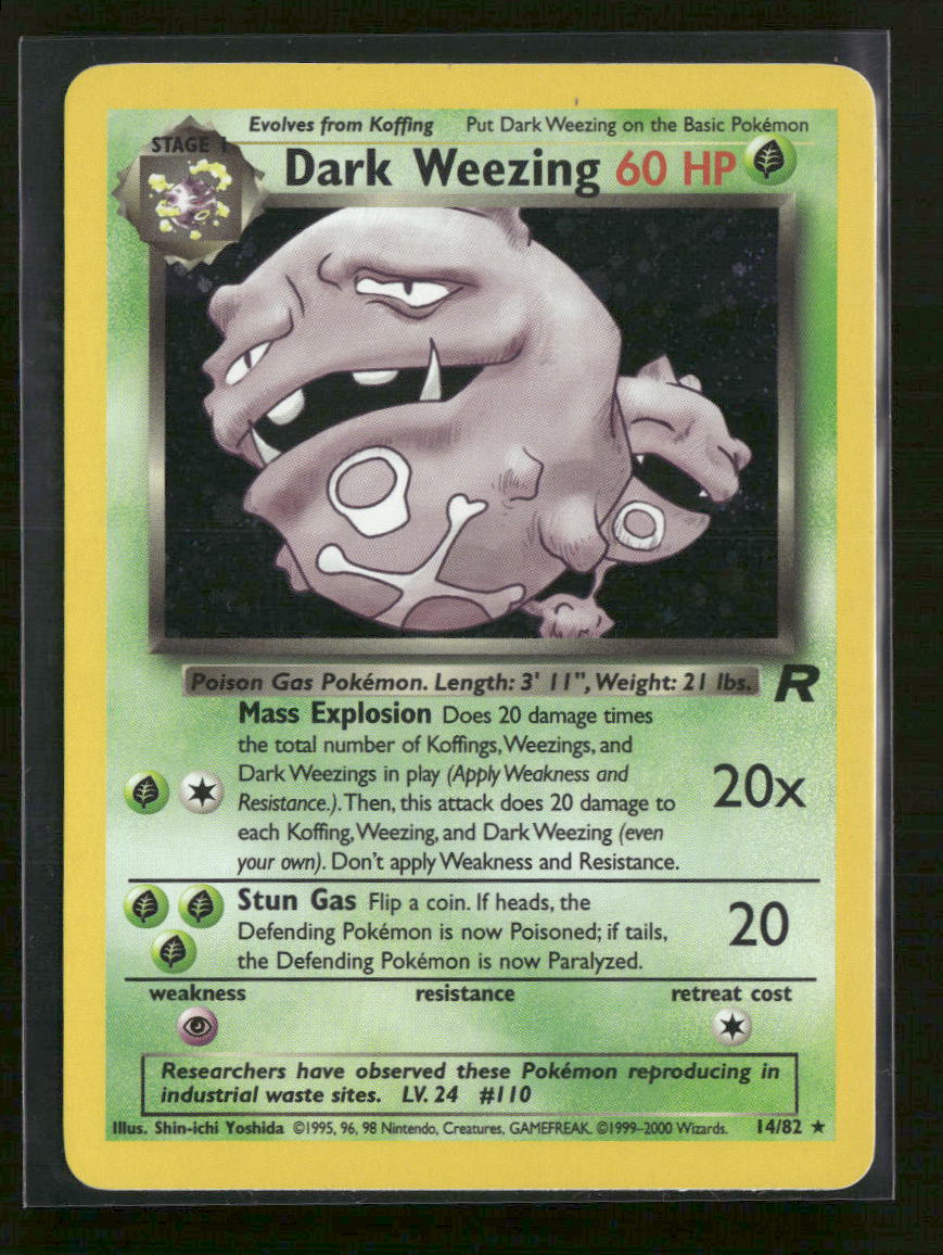 Team Rocket Dark Weezing (14) #14/82