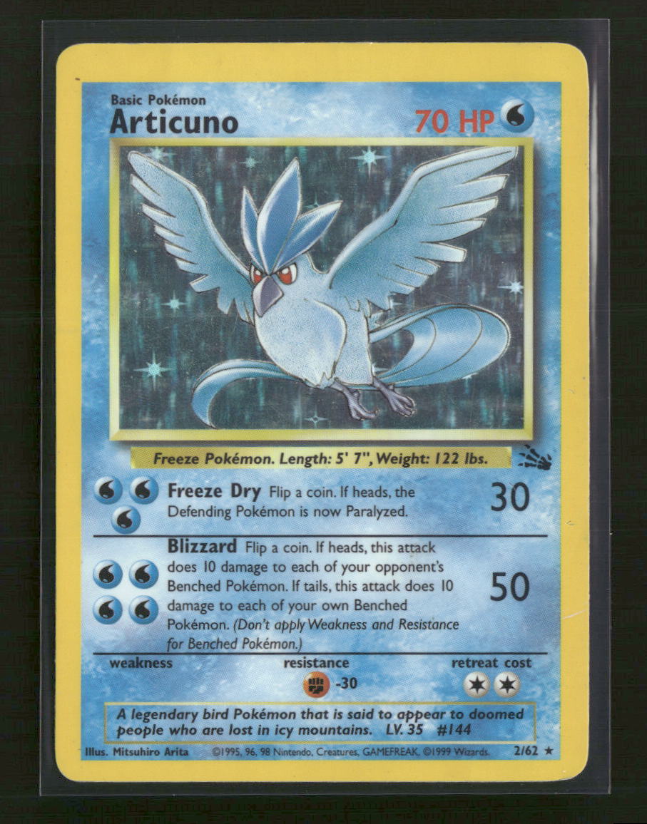 Fossil Articuno (2) #02/62 Damaged