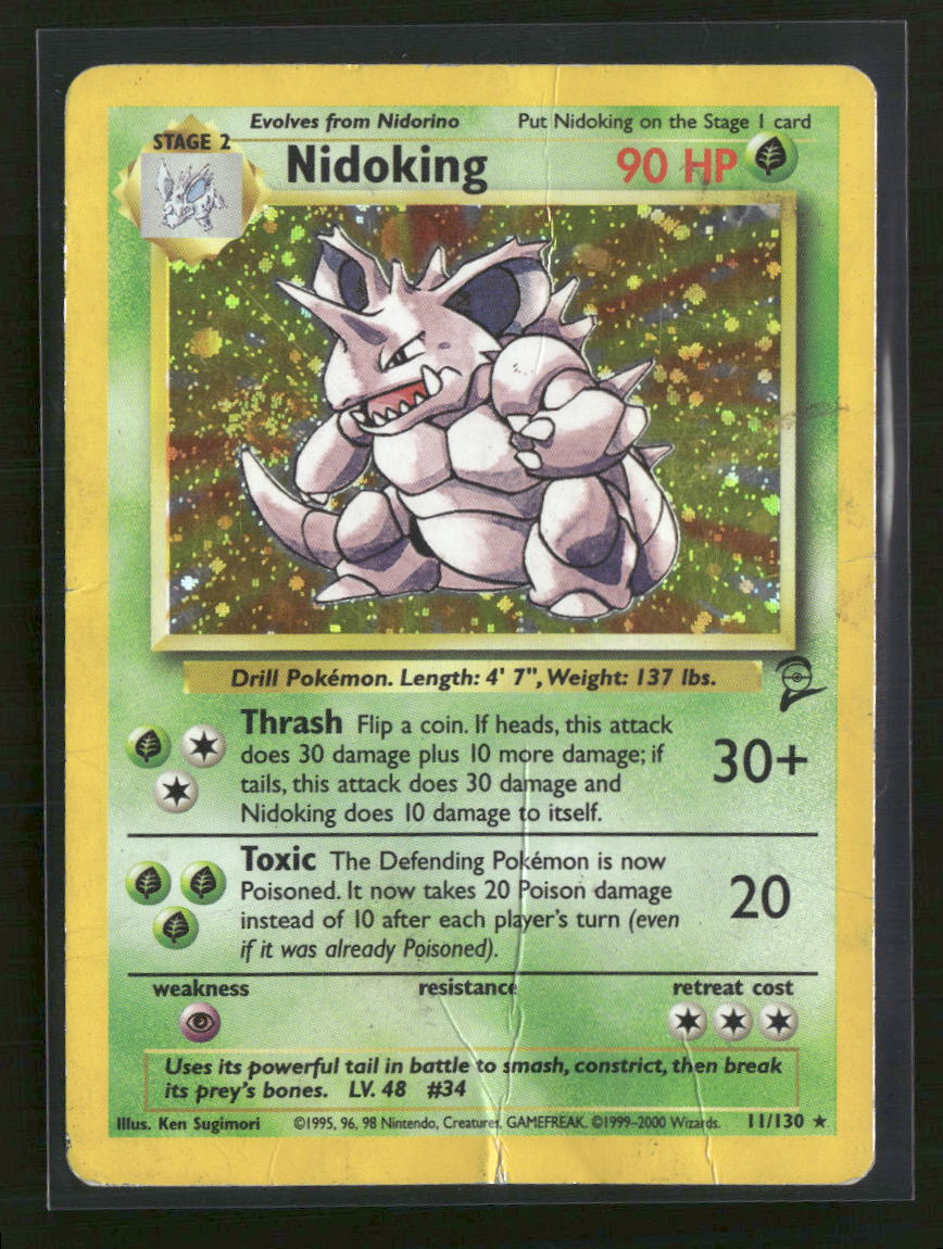 Base Set 2 Nidoking #011/130 Damaged
