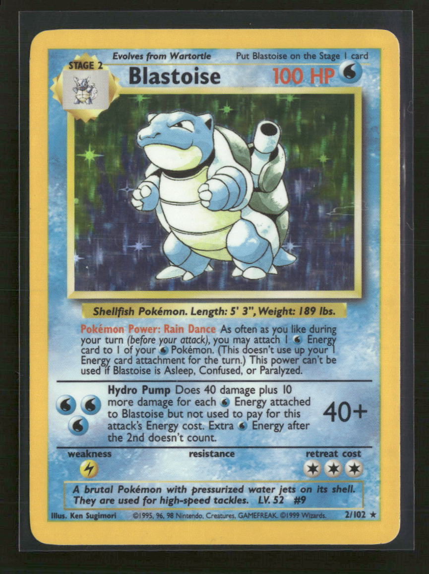 Base Set Blastoise #002/102