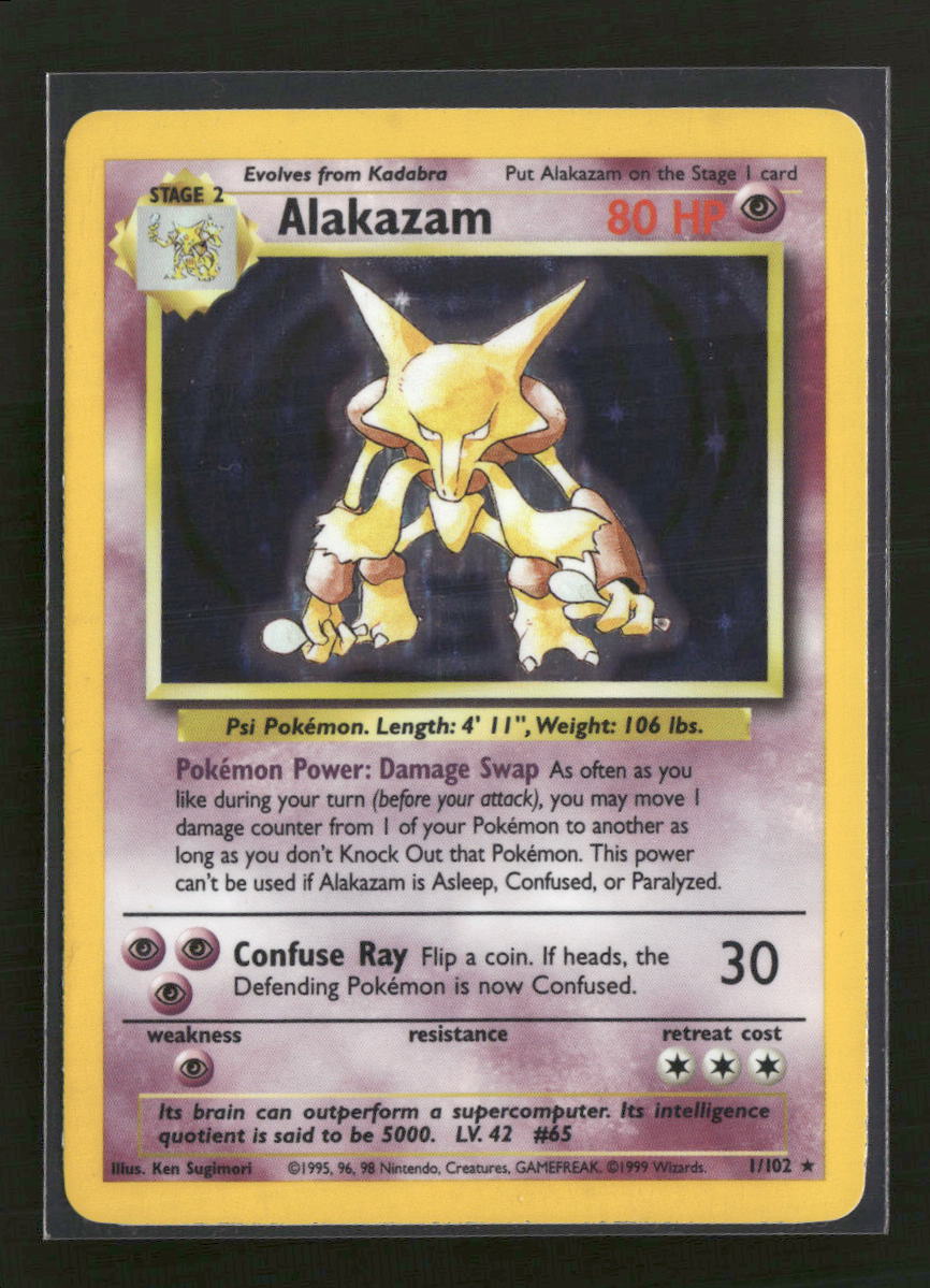 Base Set Alakazam #001/102