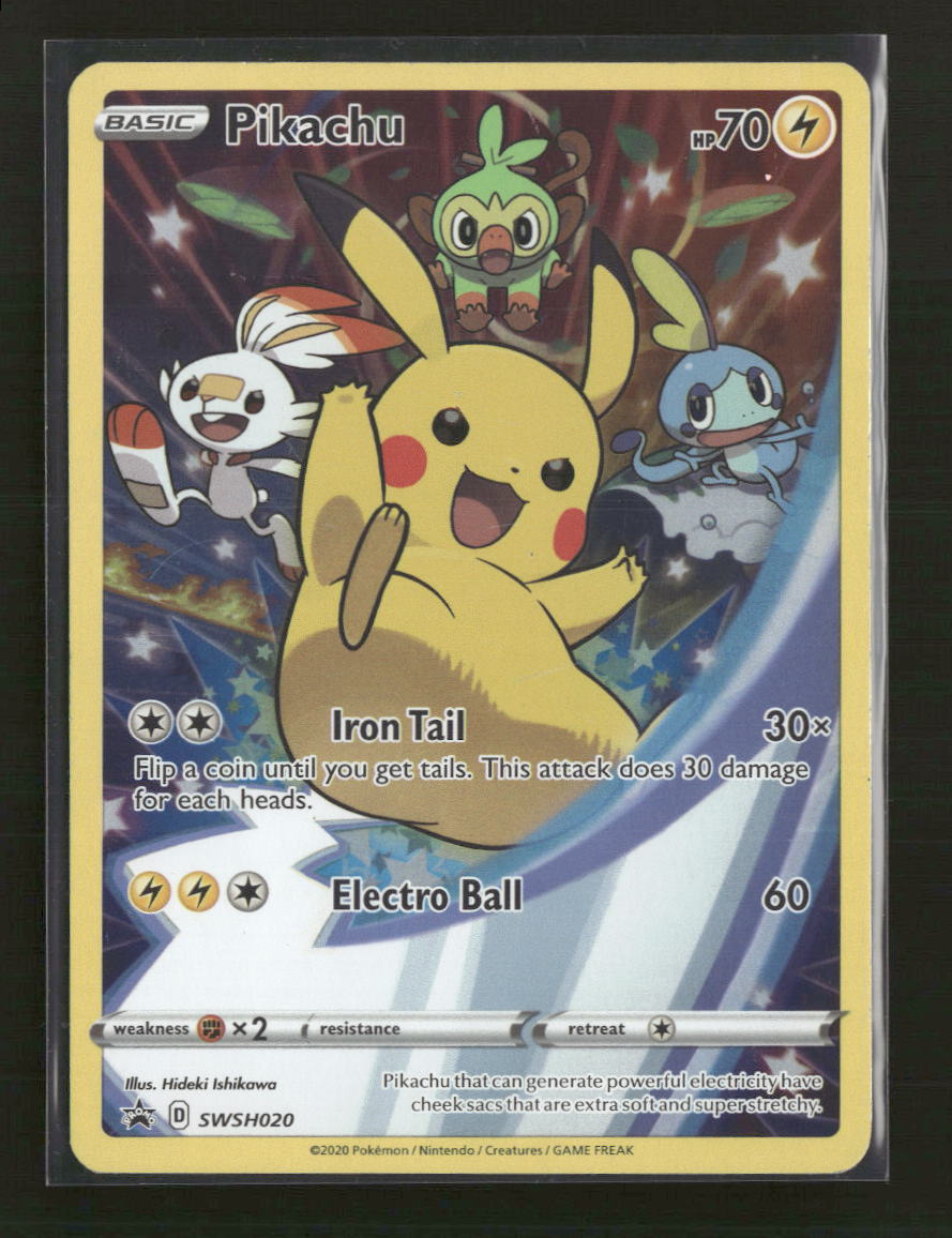 SWSH: Sword & Shield Promo Cards Pikachu #SWSH020