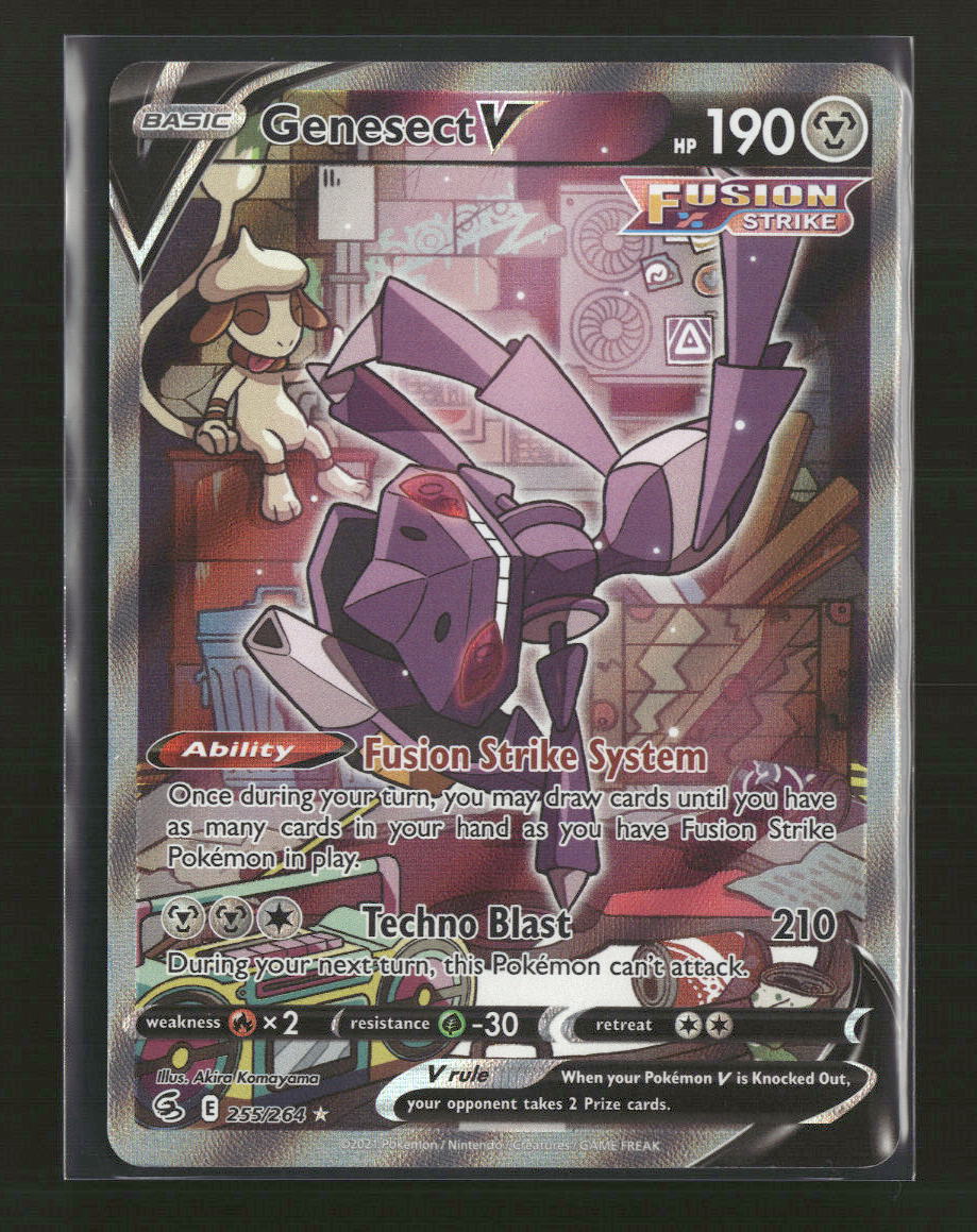 SWSH08: Fusion Strike Genesect V (Alternate Full Art) #255/264