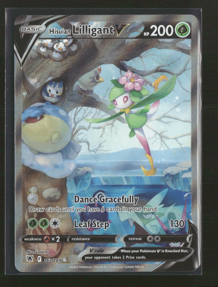 SWSH10: Astral Radiance Hisuian Lilligant V (Alternate Full Art) #163/189