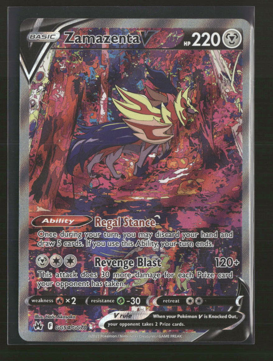 SWSH: Crown Zenith: Galarian Gallery Zamazenta V #GG54/GG70