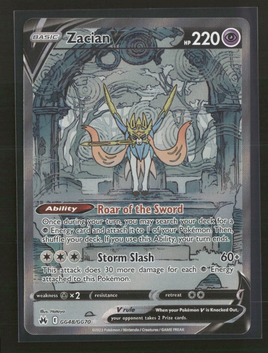 SWSH: Crown Zenith: Galarian Gallery Zacian V #GG48/GG70
