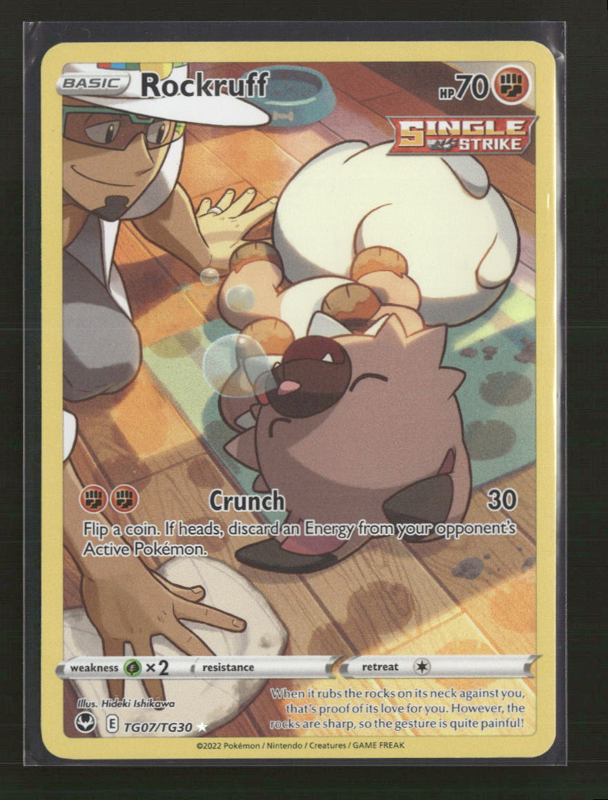 SWSH12: Silver Tempest Trainer Gallery Rockruff #TG07/TG30