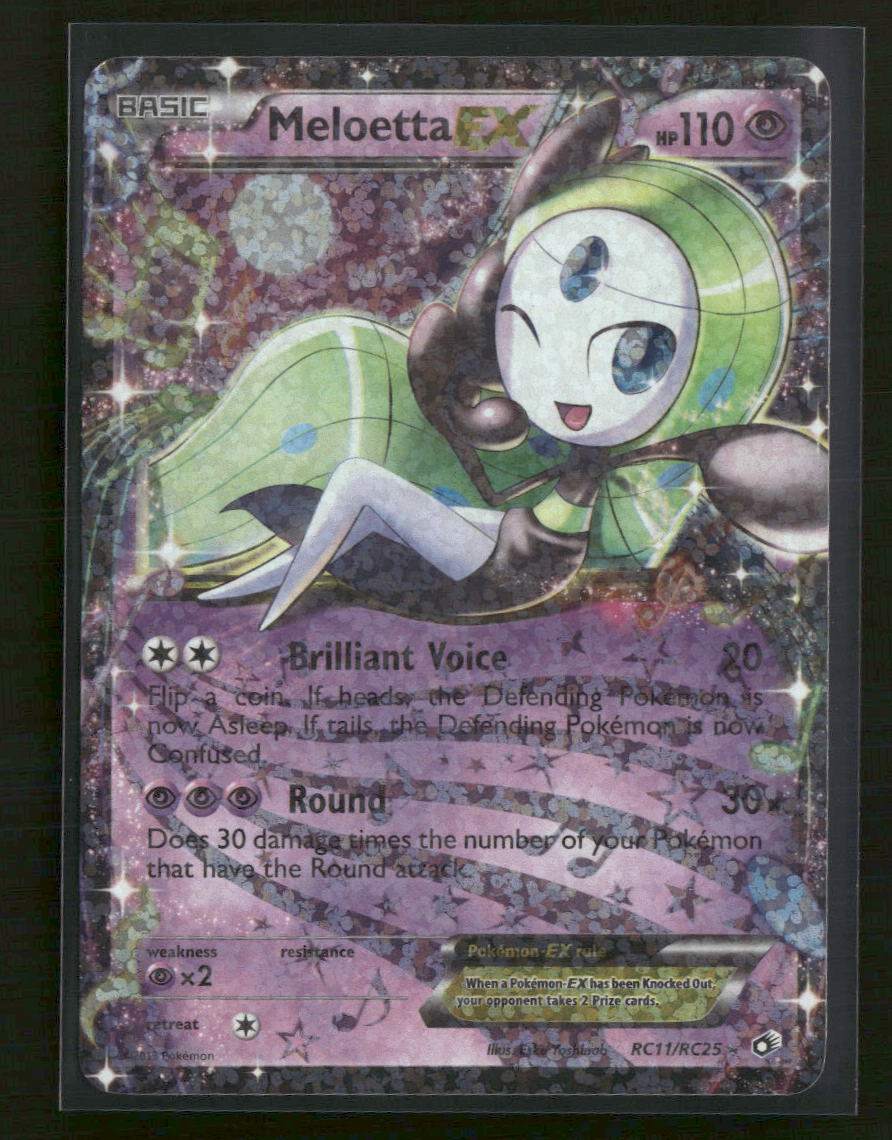 Legendary Treasures: Radiant Collection Meloetta EX #RC11/RC25
