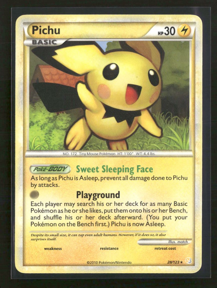 HeartGold SoulSilver Pichu #28/123