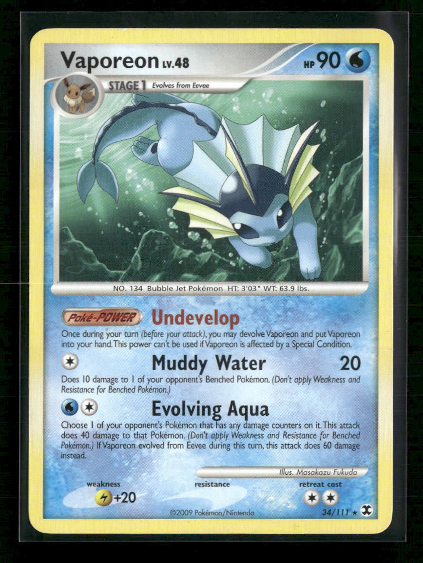 Rising Rivals Vaporeon #34/111