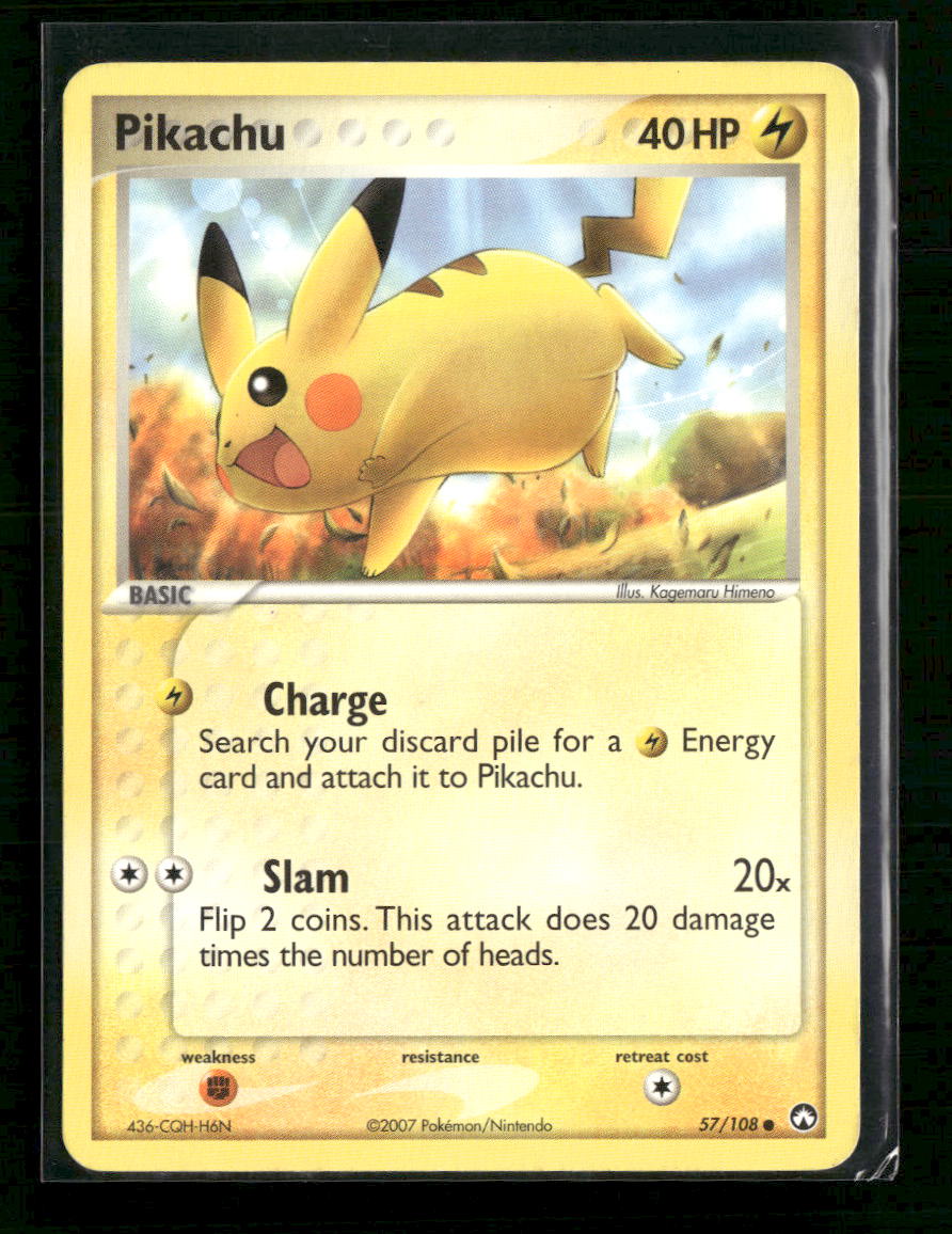 EX Power Keepers Pikachu #57/108