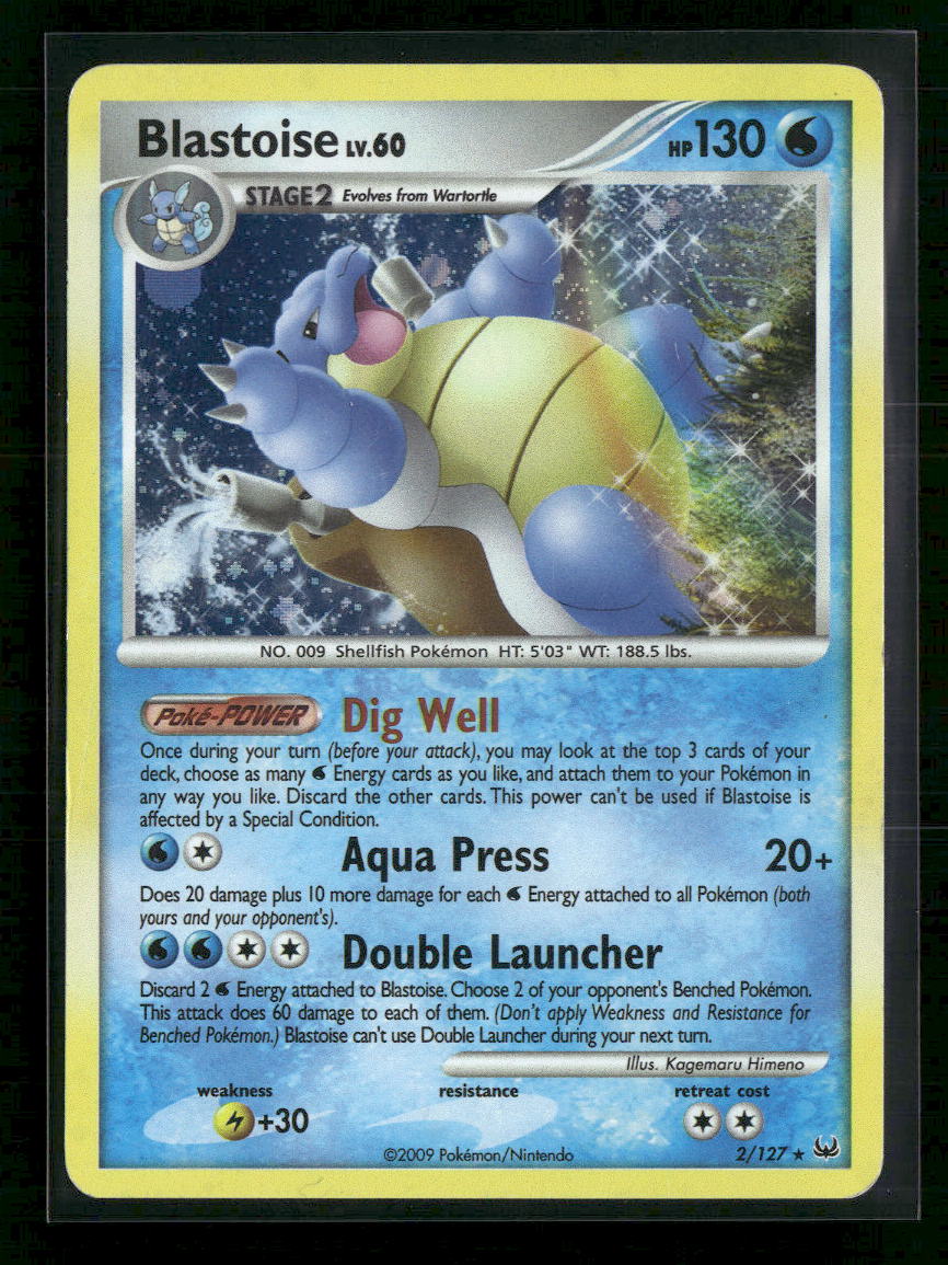 Platinum Blastoise #2/127 Damaged