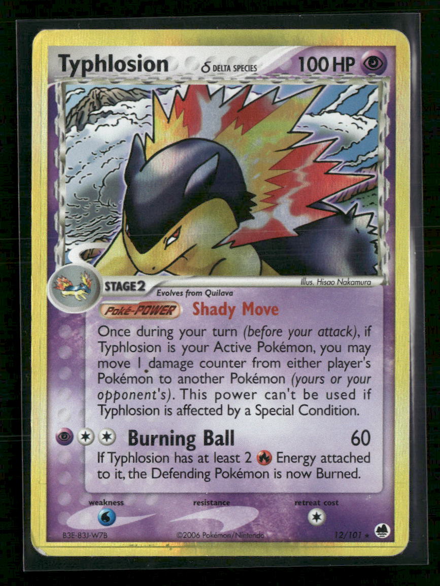 Dragon Frontiers Typhlosion (Delta Species) #12/101 Damaged