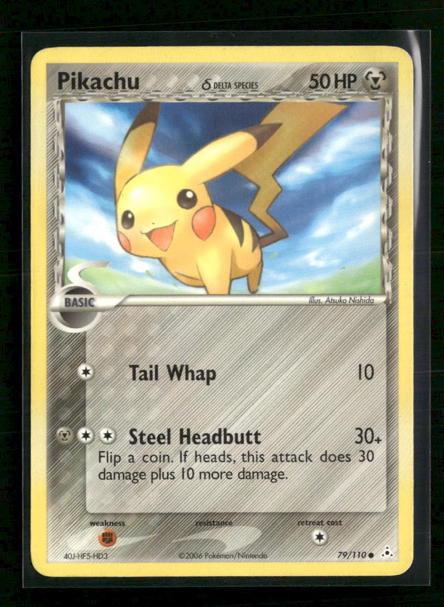 EX Holon Phantoms Pikachu (Delta Species) #79/110