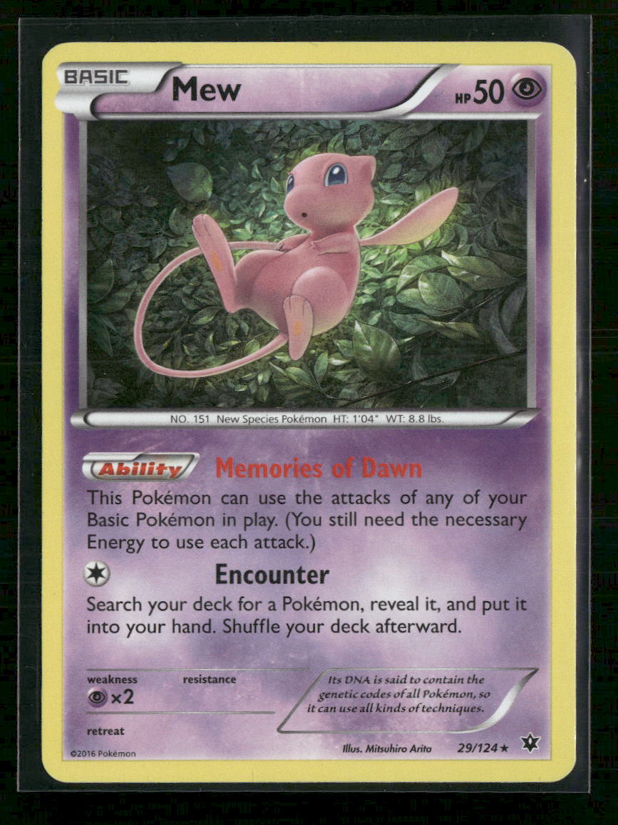 XY - Fates Collide Mew #29/124