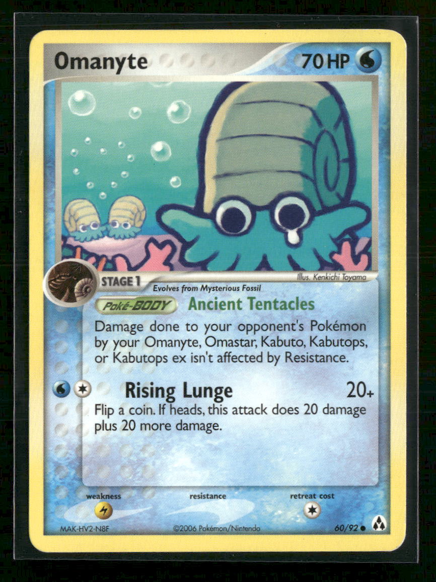 EX Legend Maker Omanyte #60/92