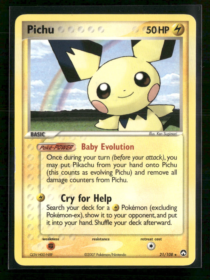 EX Power Keepers Pichu #21/108