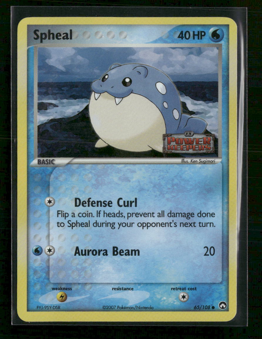 Power Keepers Spheal Reverse Holo #65/108
