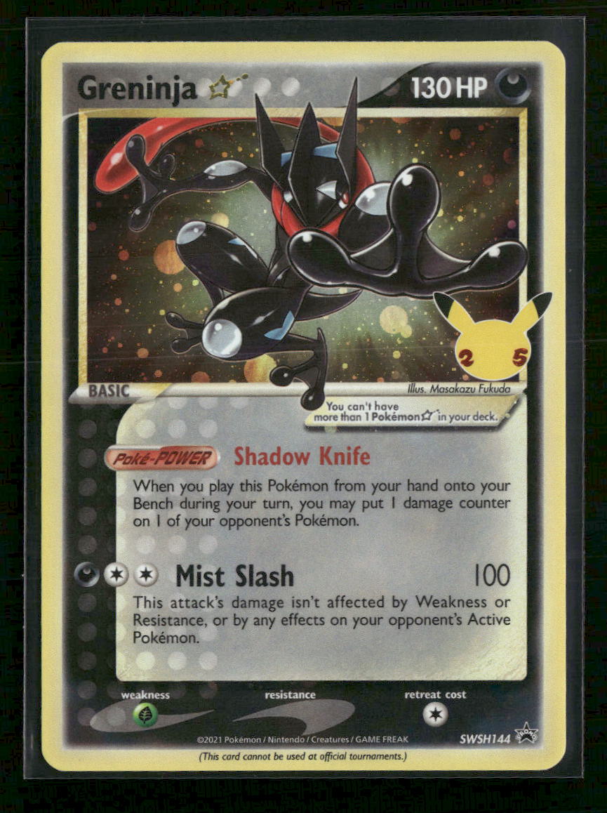 SWSH: Sword & Shield Promo Cards Greninja Star #SWSH144