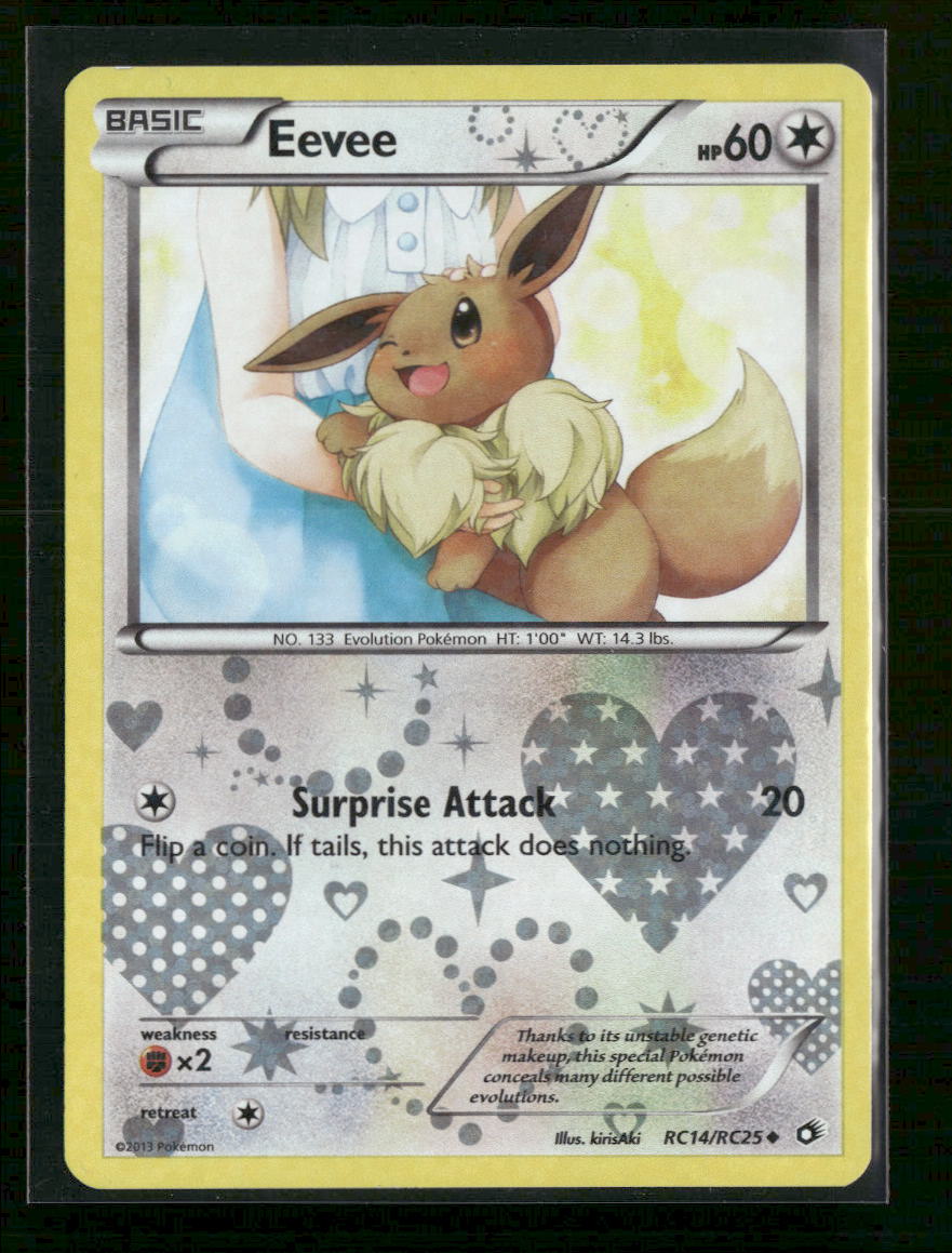 Legendary Treasures: Radiant Collection Eevee #RC14/RC25 Damaged