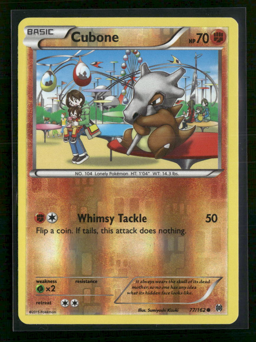 XY - BREAKthrough Cubone Reverse Holo #77/162