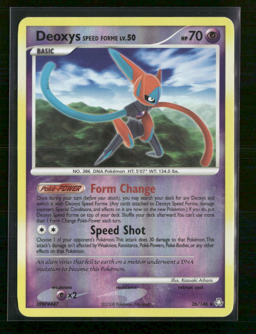 Legends Awakened Deoxys Speed Forme Reverse Holo #26/146