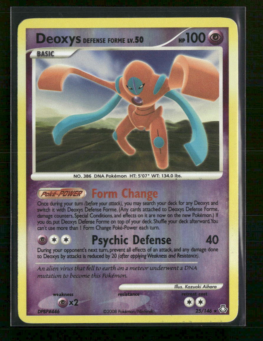 Legends Awakened Deoxys Defense Forme Reverse Holo #25/146