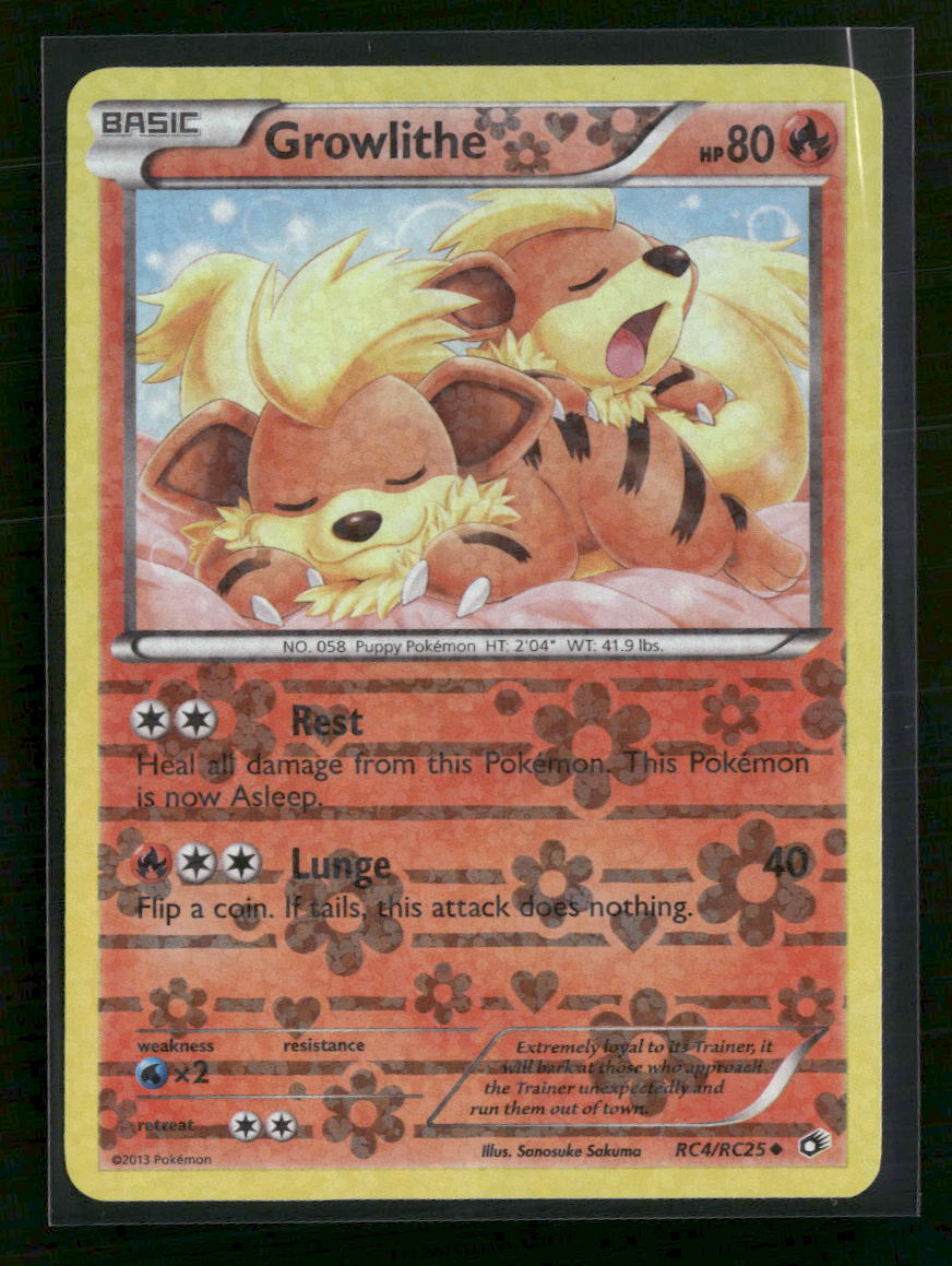 Legendary Treasures: Radiant Collection Growlithe #RC4/RC25