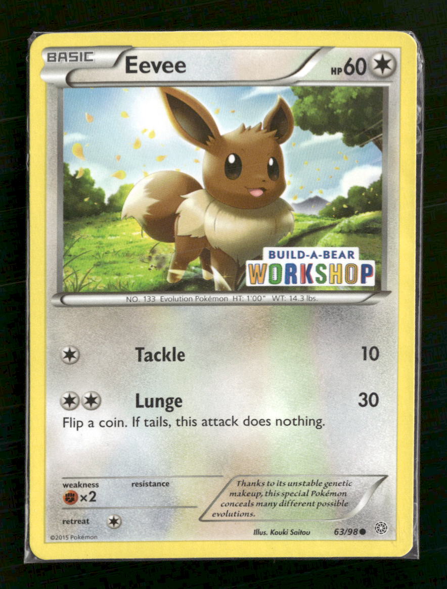 Miscellaneous Cards & Products Eevee (Build-A-Bear Stamp) #063/098 Sealed
