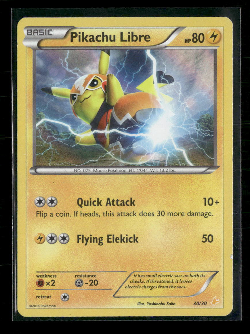 XY Trainer Kit: Pikachu Libre & Suicune Pikachu Libre #30/30