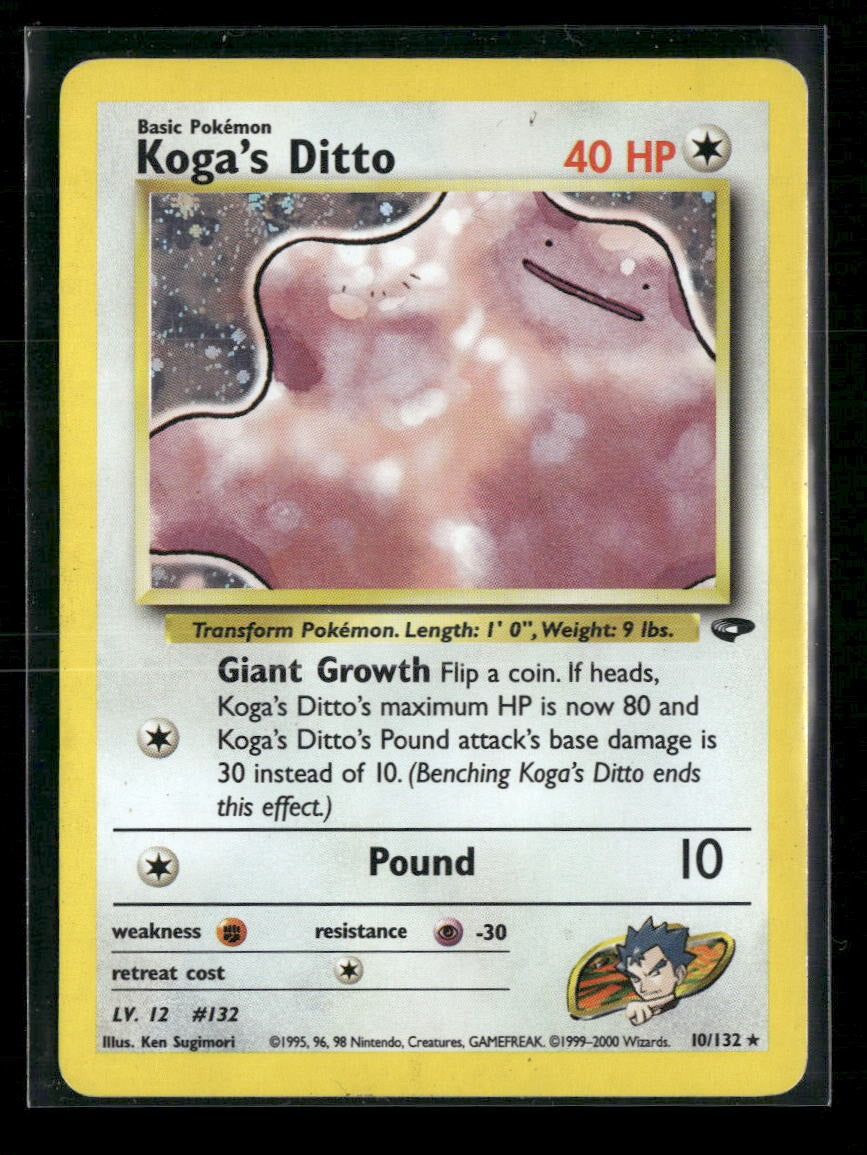 Gym Challenge Koga's Ditto #010/132