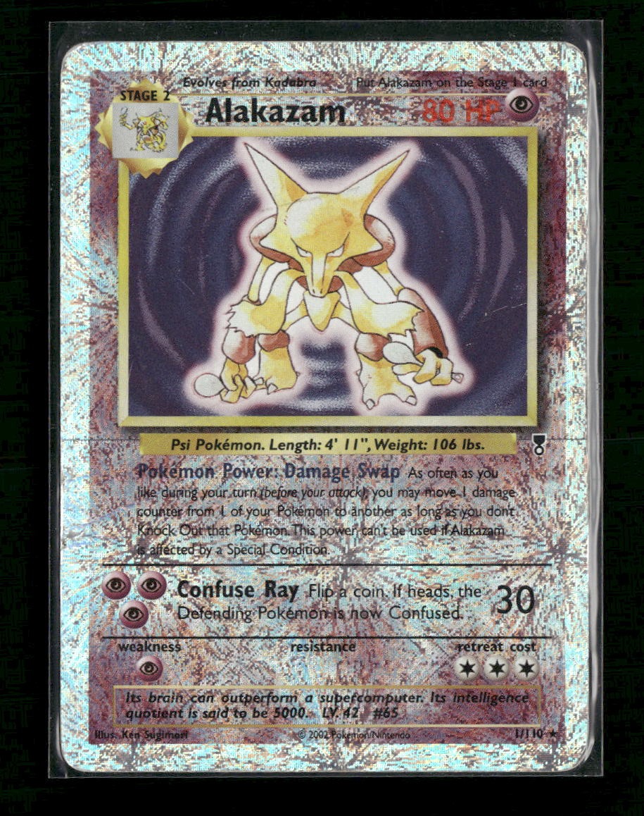 Legendary Collection Alakazam #001/110 Damaged