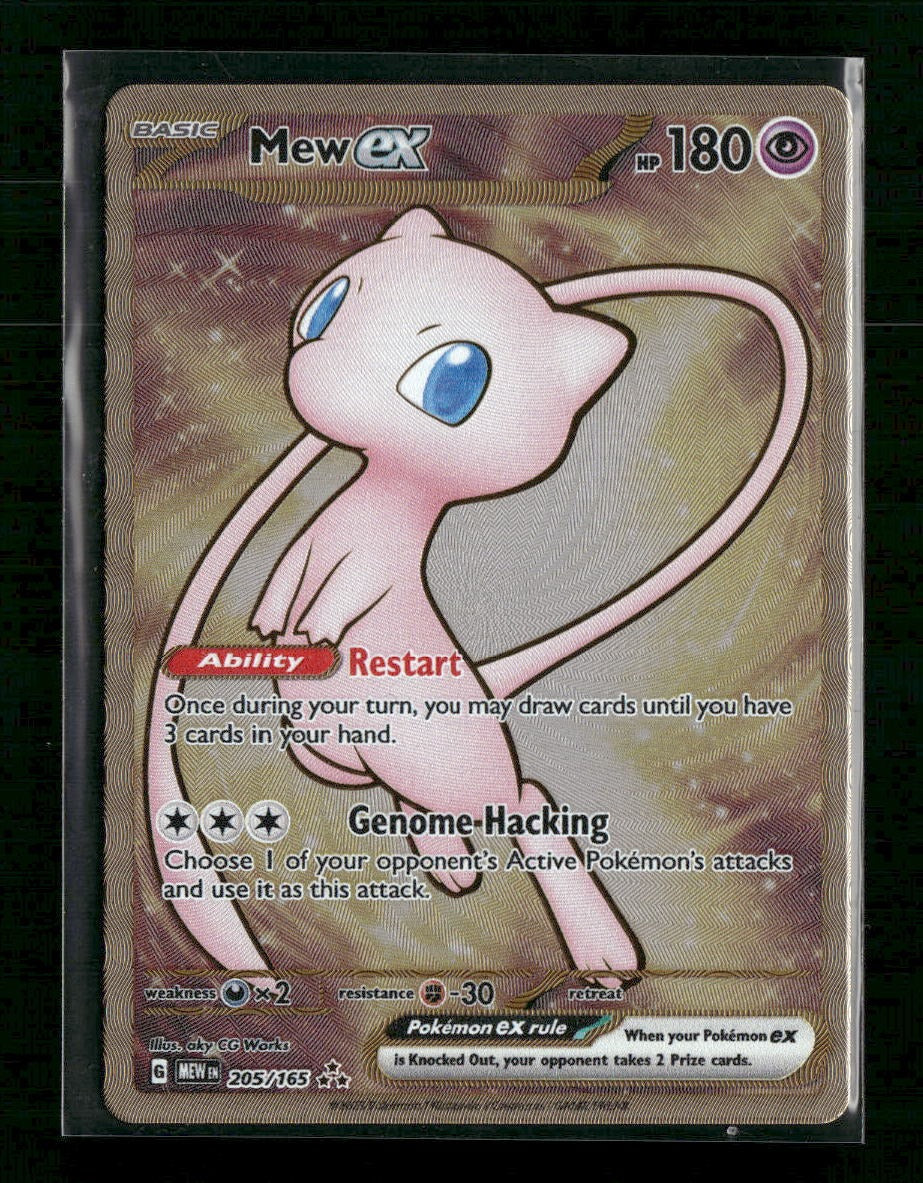 SV: Scarlet & Violet 151 Mew ex #205/165 Metal Card