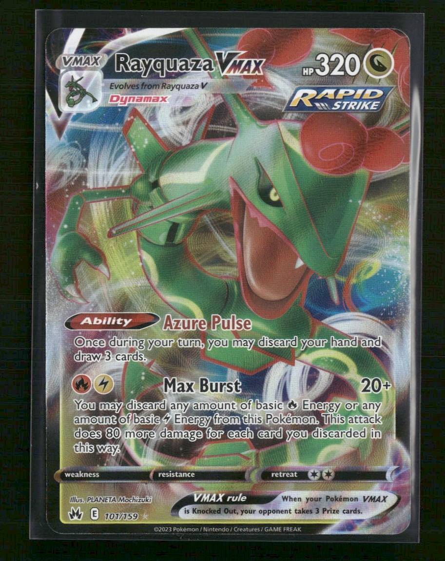 SWSH: Crown Zenith Rayquaza VMAX (101) #101/159