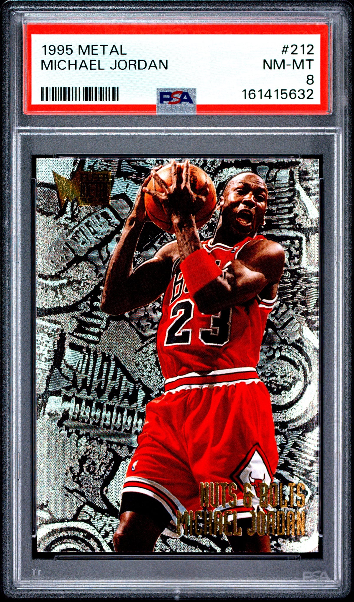 1995 Metal Michael Jordan 8 PSA #212