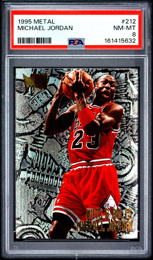 1995 Metal Michael Jordan 8 PSA #212
